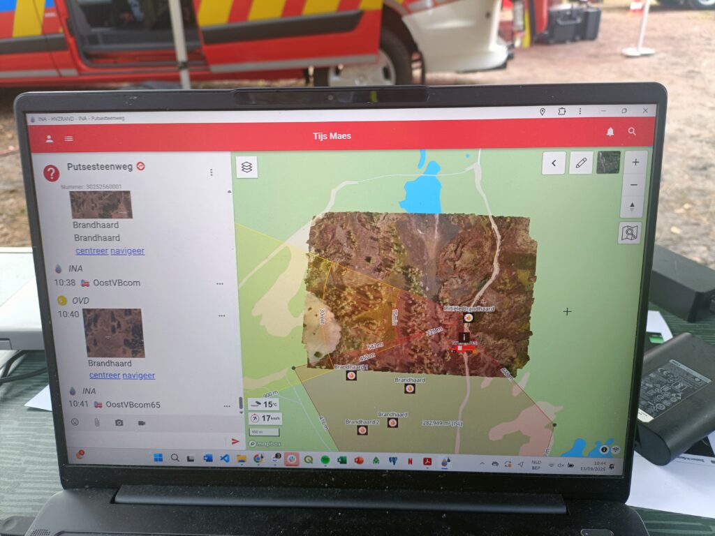 Fire Brigade Field Test Belgium VITO